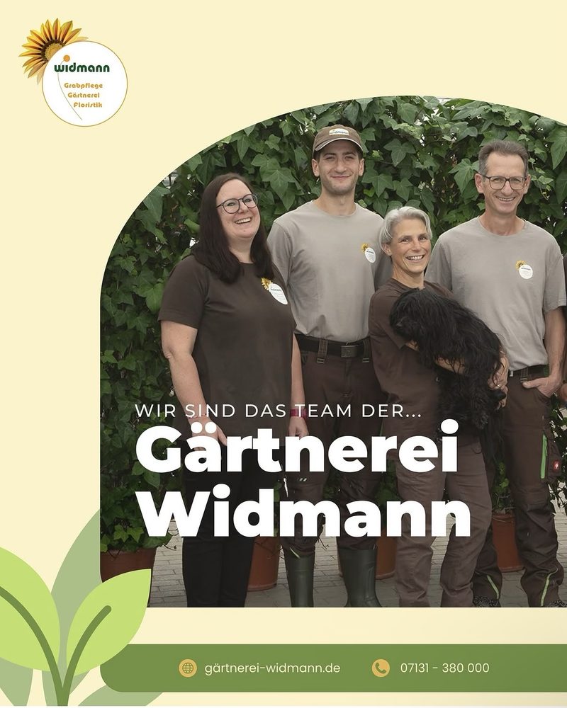 Beitrag der Gärtnerei Widmann: Das Team stellt sich vor